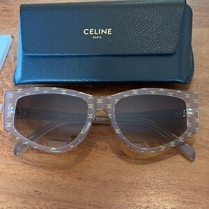 Celine cat eye monogram sunglasses
